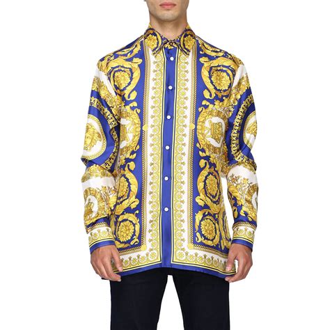 top versace bianco|versace tops men's sale.